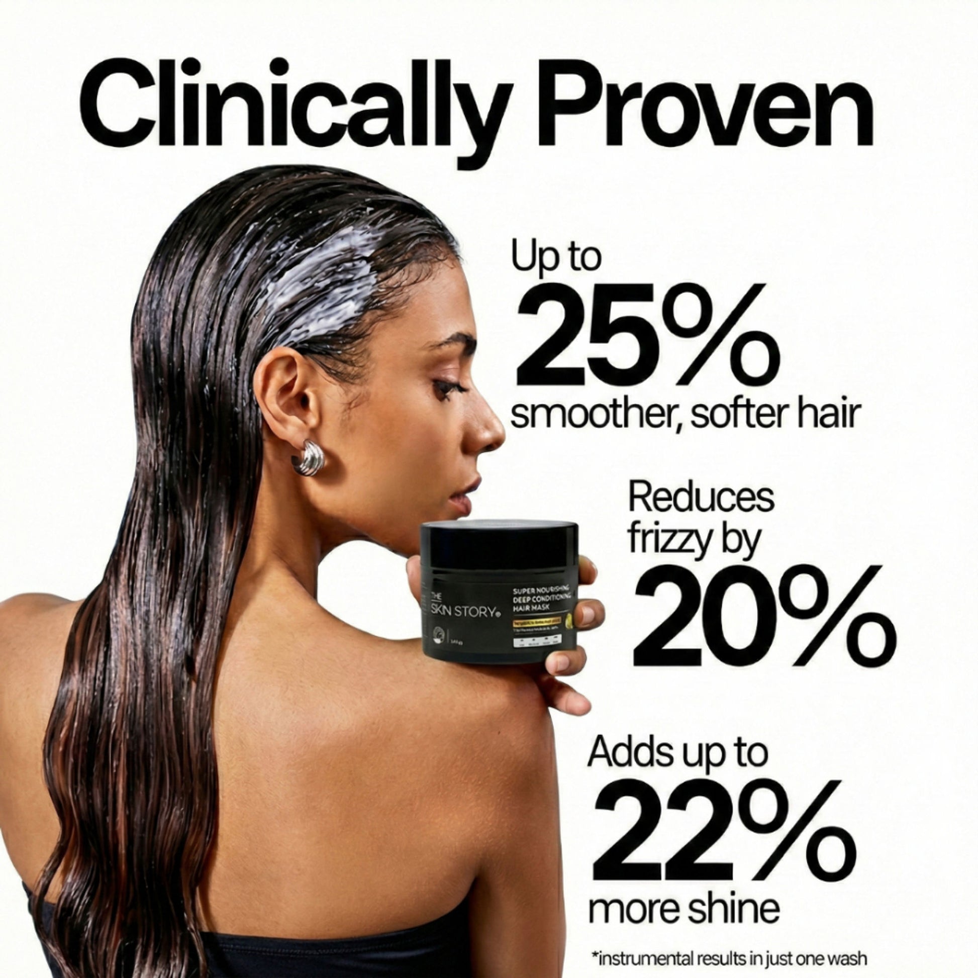 The Skin Story Sulphate Free Keratin Protein Hair Mask For Dry Frizzy Hair Spa Like Nourishment