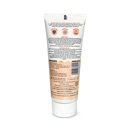 The Skin Story 3 in 1 Multi Action Face Mask, Scrub & Wash For Deeply Cleansed, Healthy Looking Skin
