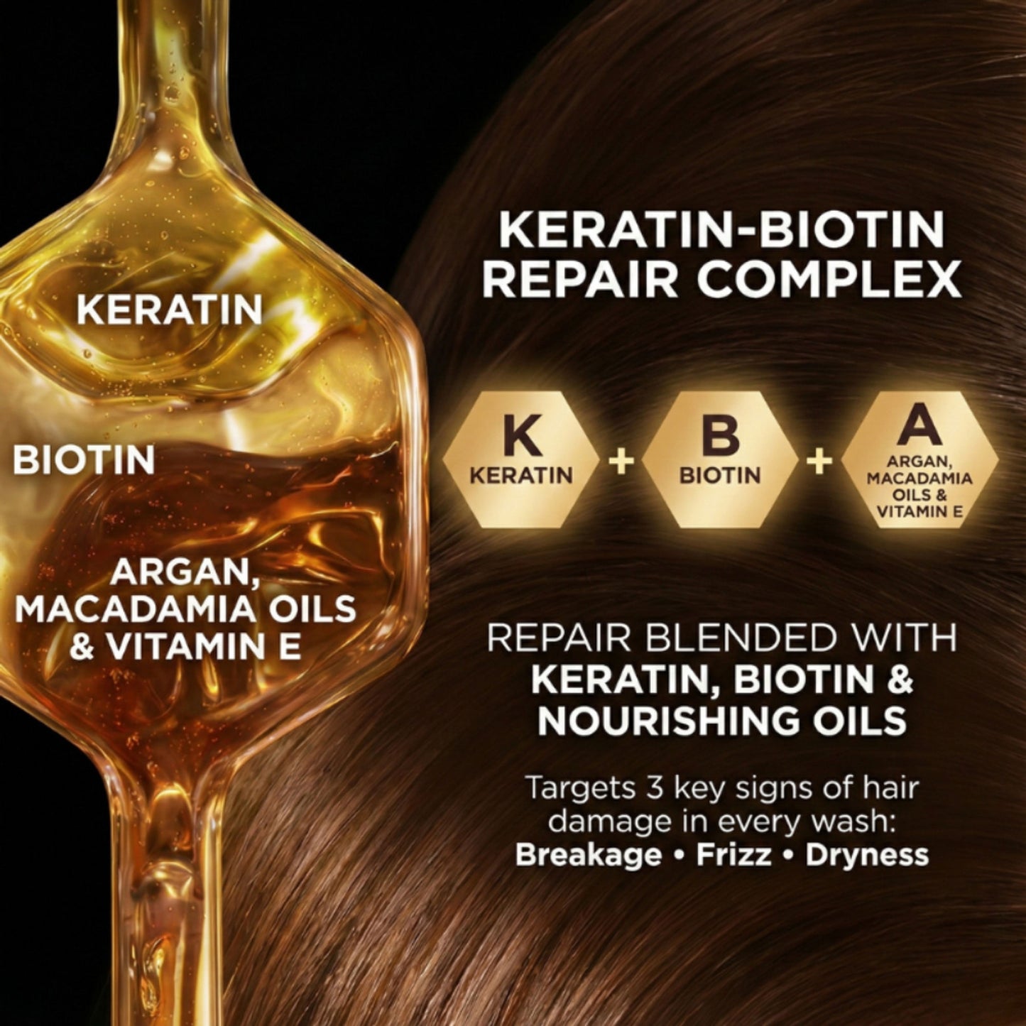 The Skin Story Sulphate Free Keratin Smooth Shampoo For Coloured Treated Hair Prevents Damage Frizz