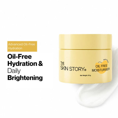 The Skin Story Oil Free Face Moisturizer For Oily Acne Prone Skin Hydrates Adds Glow - Niacinamide