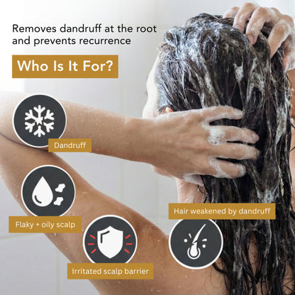 The Skin Story Anti Dandruff Deep Ceansing Shampoo Calms & Soothes Scalp With Saniscalp & Argan Oil