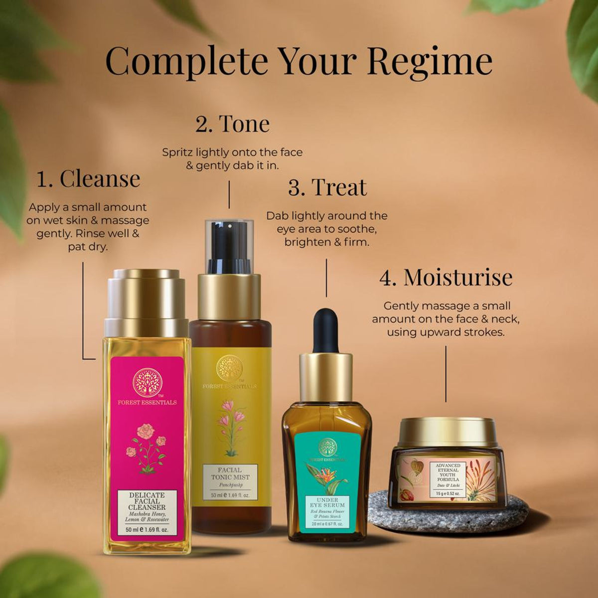 Forest Essentials Concentrate Bakuchiol, Caffeine & Hyaluronic Acid Under Eye Serum