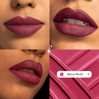 Nykaa Superlight Lip Cloud Airy Mousse Matte Liquid Lipstick for Lip & Cheek - Berry Blush