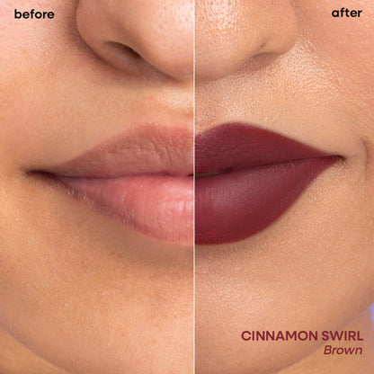 Nykaa Superlight Lip Cloud Airy Mousse Matte Liquid Lipstick for Lip & Cheek - Cinnamon Swirl