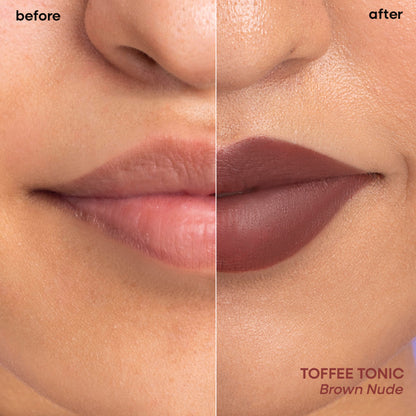 Nykaa Superlight Lip Cloud Airy Mousse Matte Liquid Lipstick for Lip & Cheek - Toffee Tonic