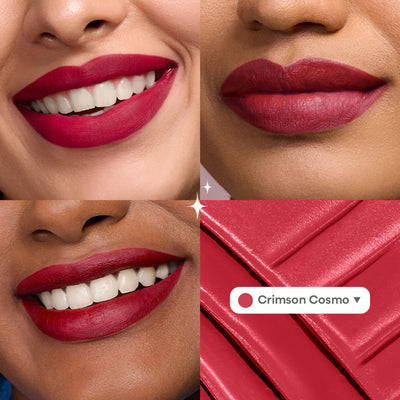 Nykaa Superlight Lip Cloud Airy Mousse Matte Liquid Lipstick for Lip & Cheek - Crimson Cosmo