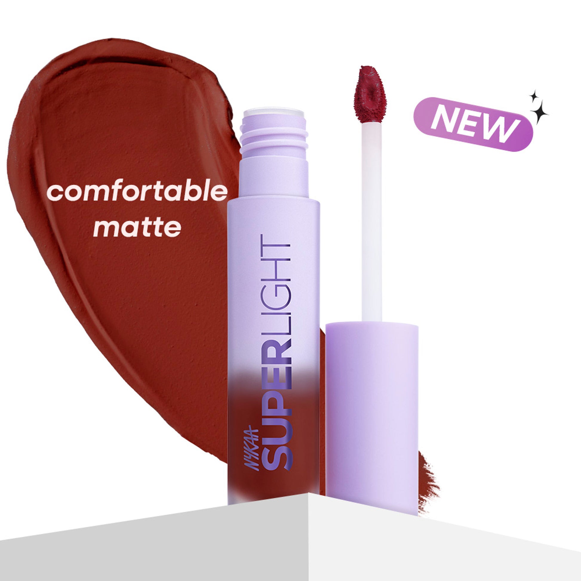 Nykaa Superlight Lip Cloud Airy Mousse Matte Liquid Lipstick for Lip & Cheek - Ruby Sour
