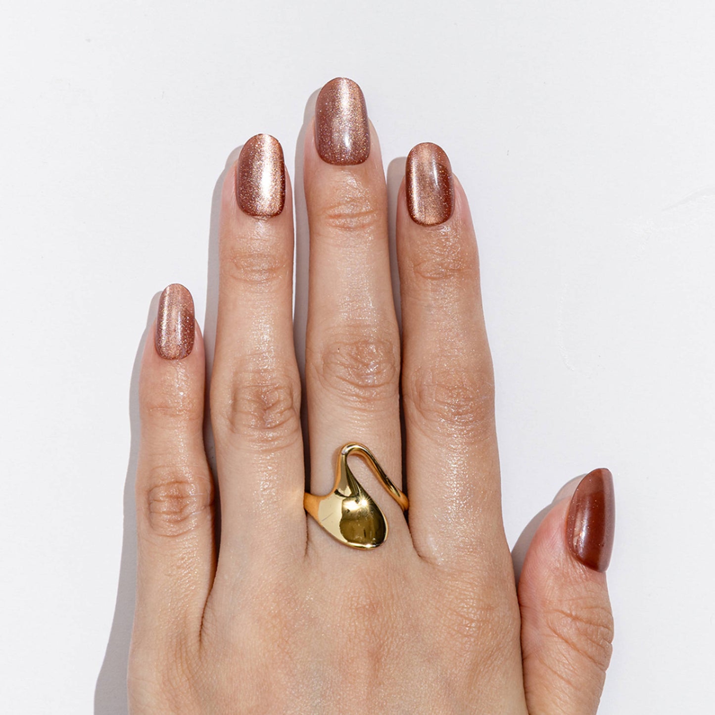 Gush Beauty Nailed It Reusable Luxury Press On Nails With Application Kit - Flirt Alert