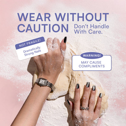 Gush Beauty Nailed It Reusable Luxury Press On Nails With Application Kit - Flirt Alert