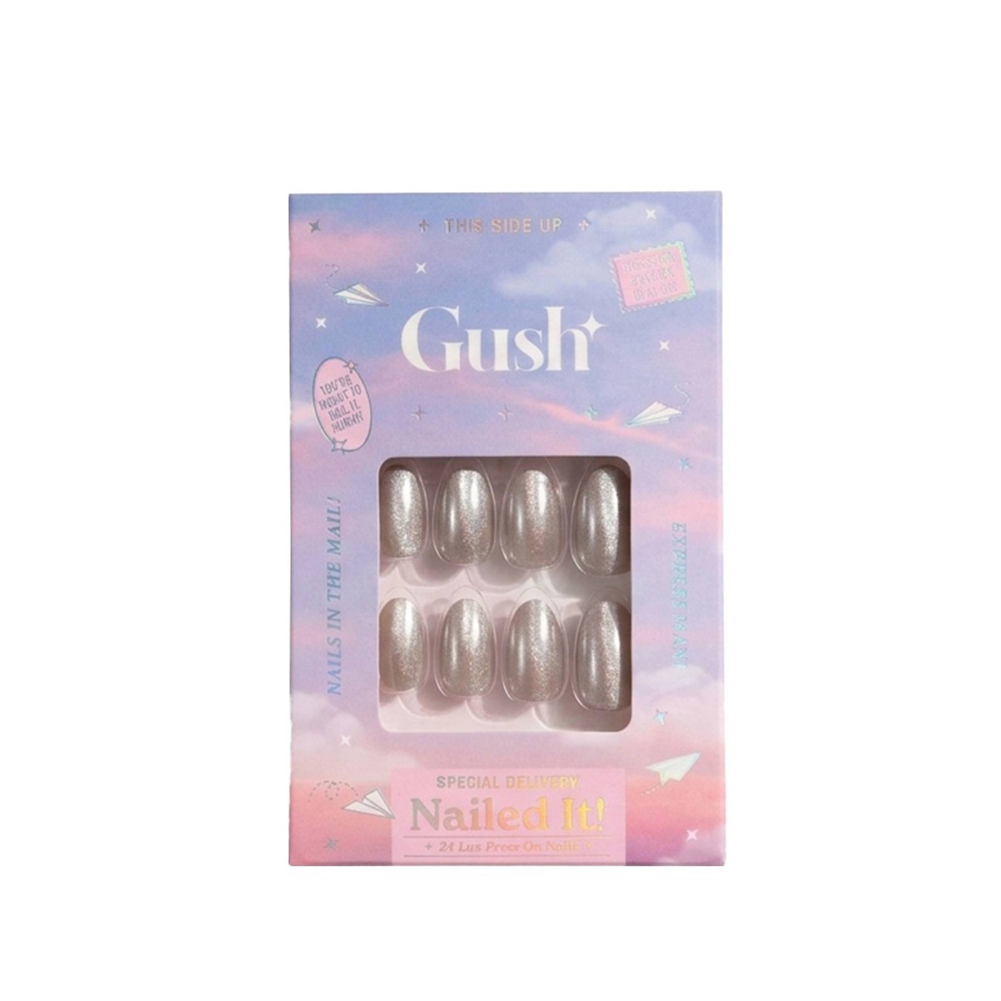 Gush Beauty Nailed It Reusable Luxury Press On Nails With Application Kit - Wifey Energy