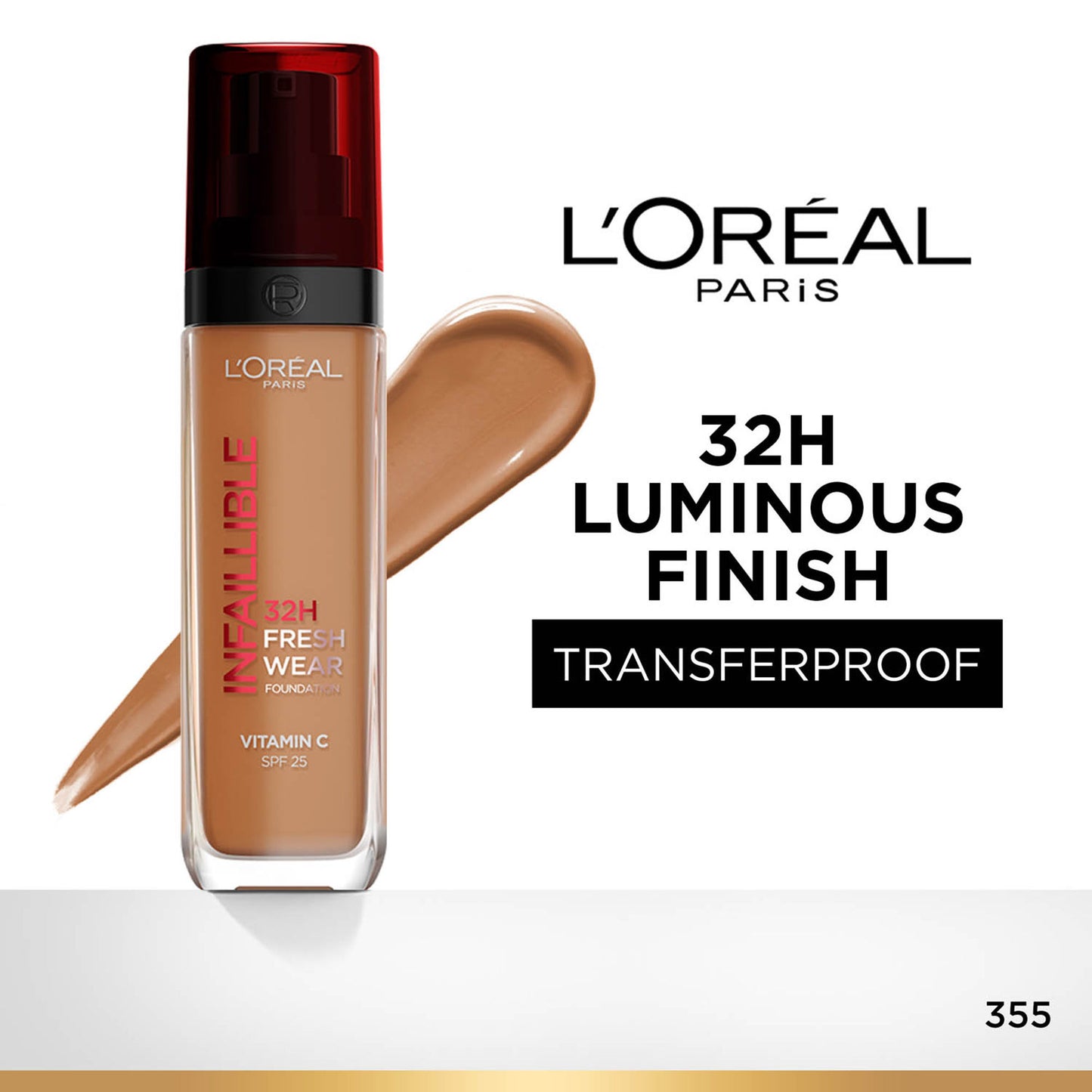 L'Oreal Paris Infallible 32H Fresh Wear Foundation - 355