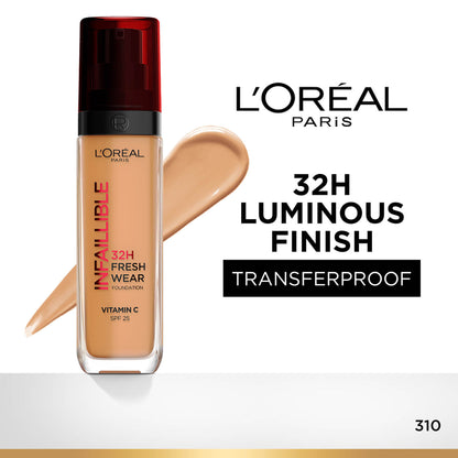 L'Oreal Paris Infallible 32H Fresh Wear Foundation - 310