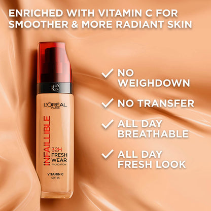 L'Oreal Paris Infallible 32H Fresh Wear Foundation - 310