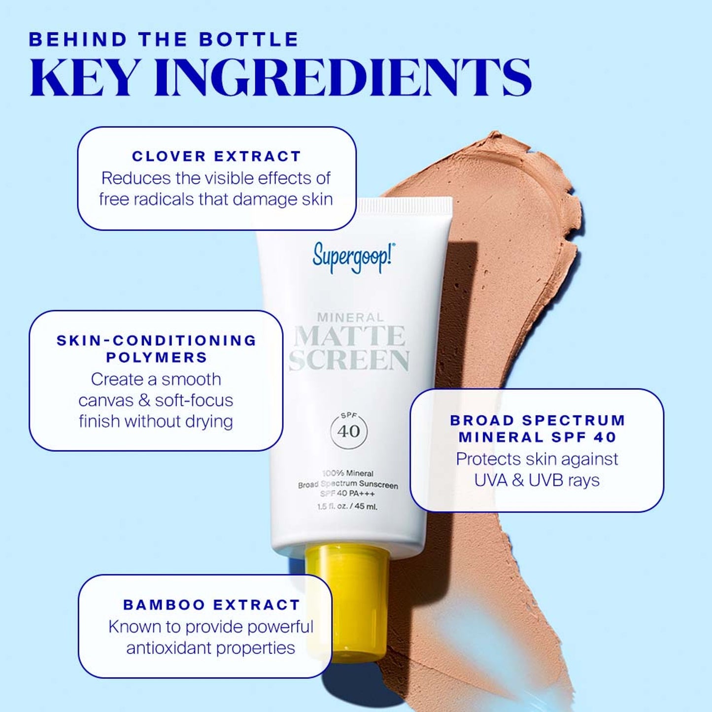 Supergoop Mineral Mattescreen SPF 40 PA+++
