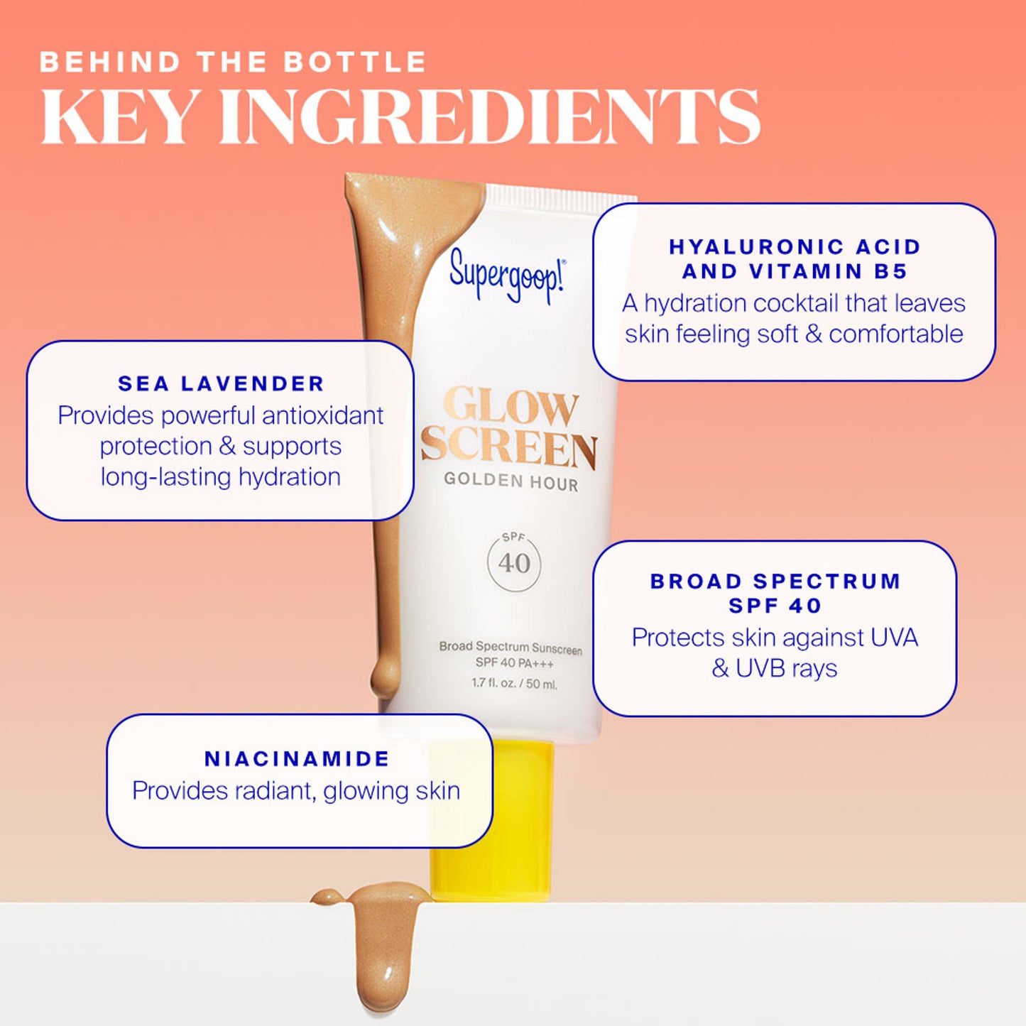 Supergoop Glowscreen SPF 40 PA+++ - Golden Hour
