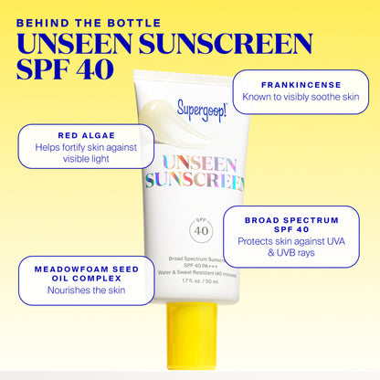 Supergoop Unseen Sunscreen SPF 40 PA+++