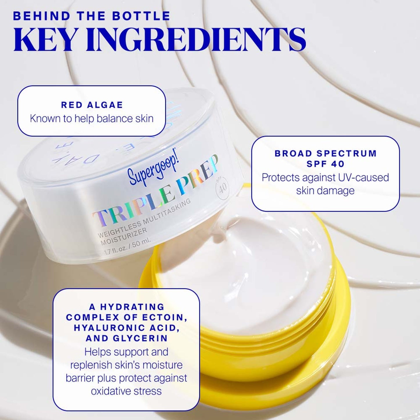 Supergoop Triple Prep Weightless Daily Moisturizer SPF 40