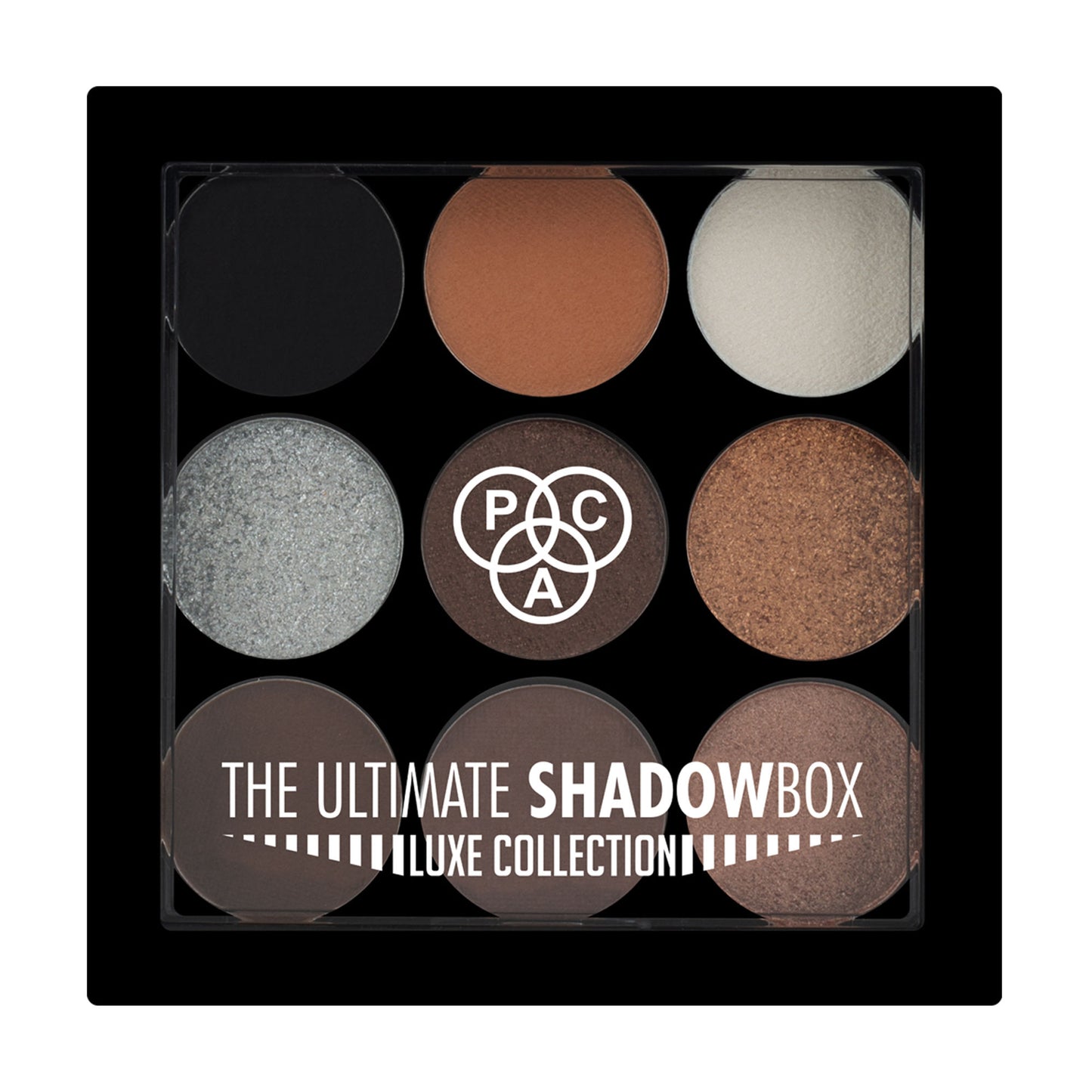 PAC Luxe Shadowbox X9 Smoked Out Sass (Smokey) - Buttery Formula Longwearing Rich Pigment & Payoff