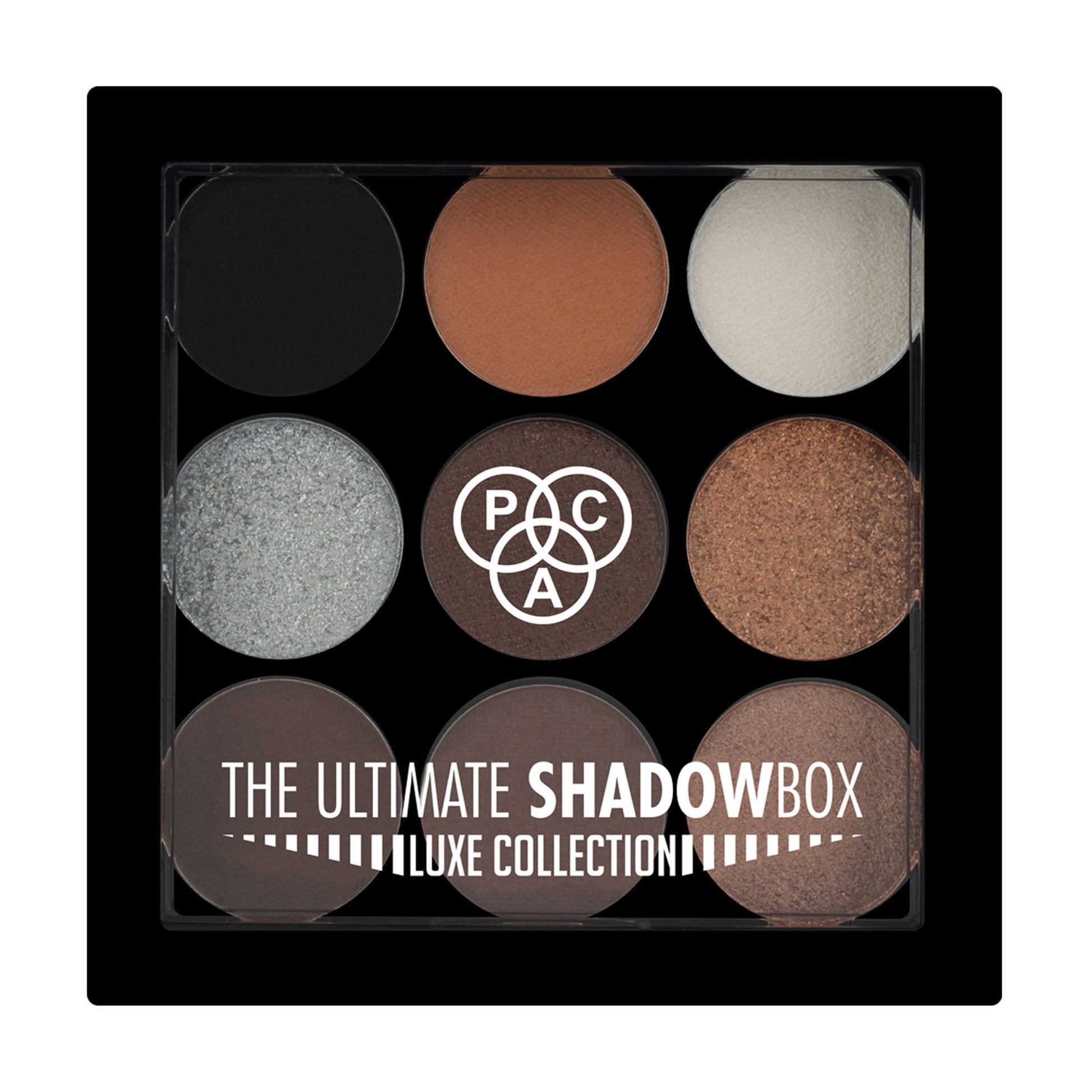 PAC Luxe Shadowbox X9 Smoked Out Sass (Smokey) - Buttery Formula Longwearing Rich Pigment & Payoff
