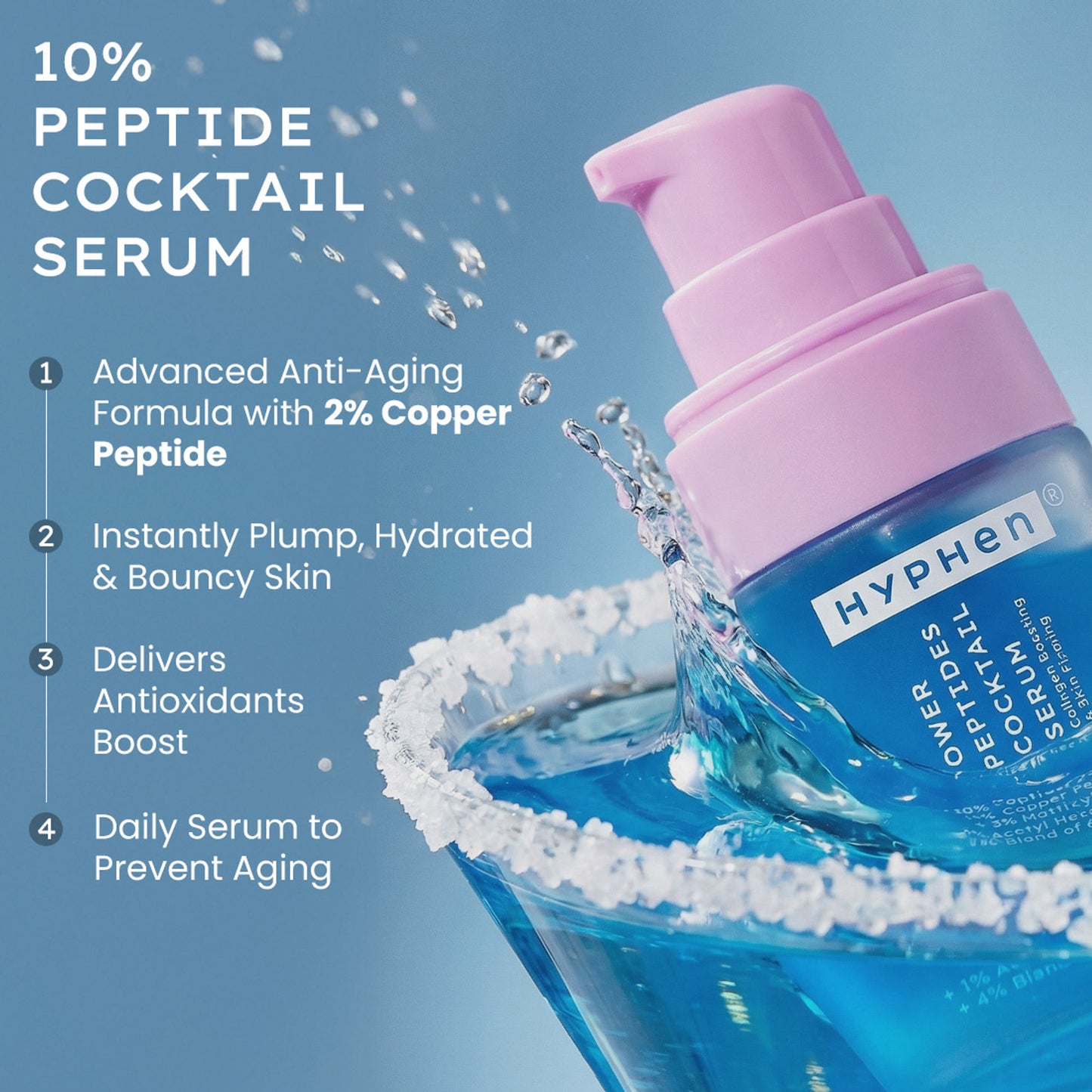 Hyphen 10% Peptide With 2% Copper Peptide Face Serum