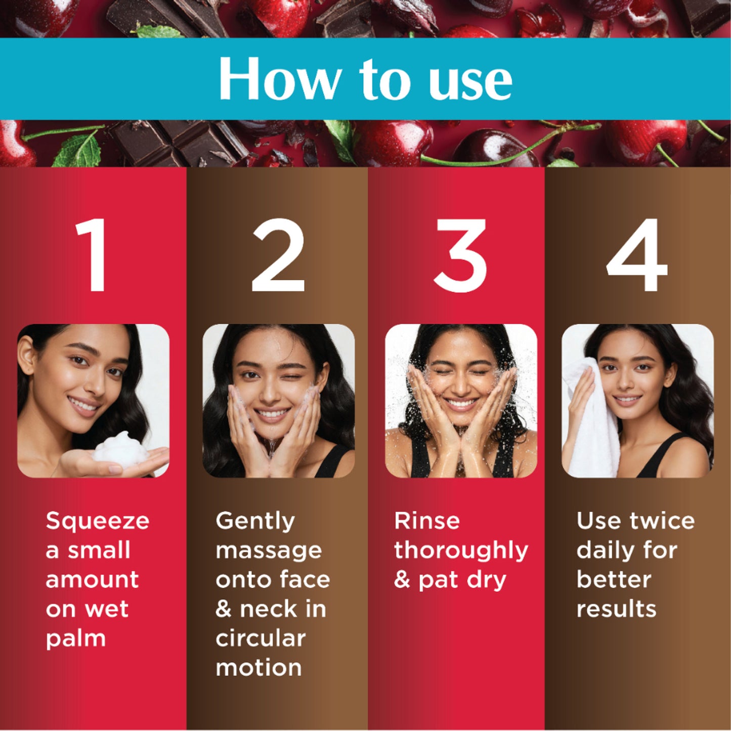 Everyuth Naturals Choco Cherry Tan Removal Face Wash