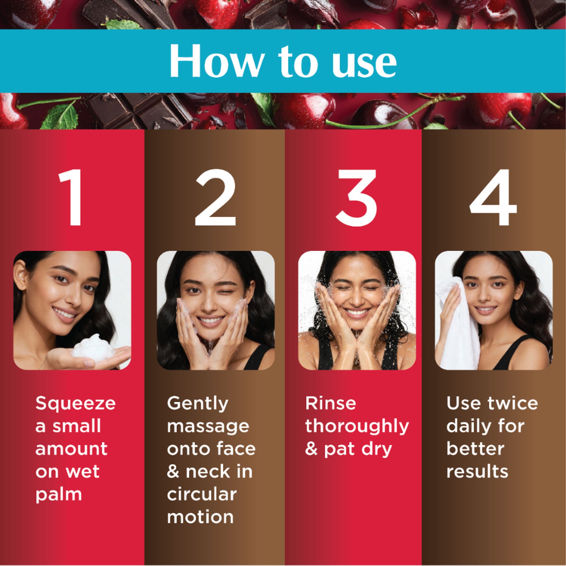 Everyuth Naturals Choco Cherry Tan Removal Face Wash