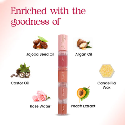 Milagro Beauty Quad Squad 2.0 4-in-1 Matte Liquid Lipstick