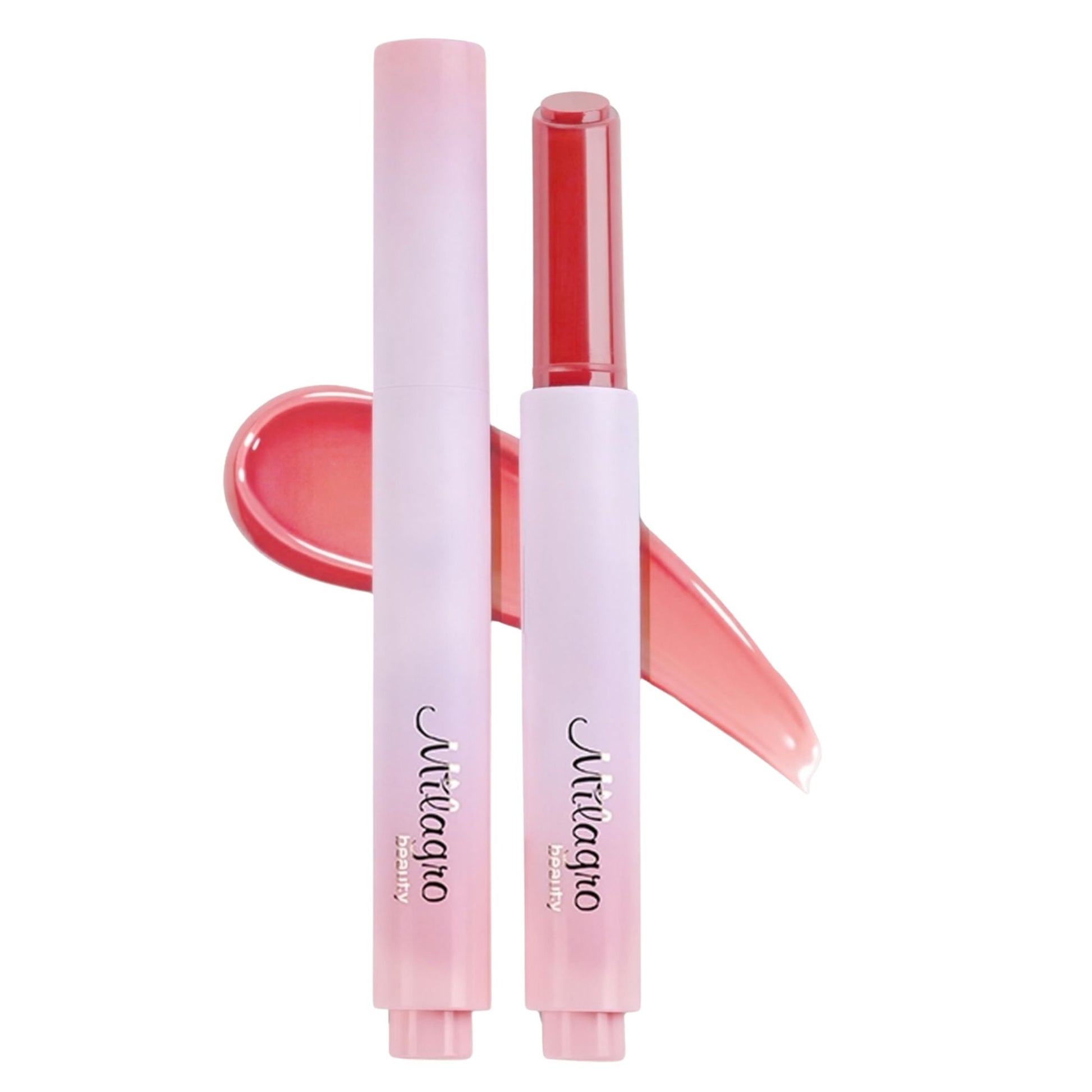 Milagro Beauty Lip Glaze Lip Balm - Rose-drip