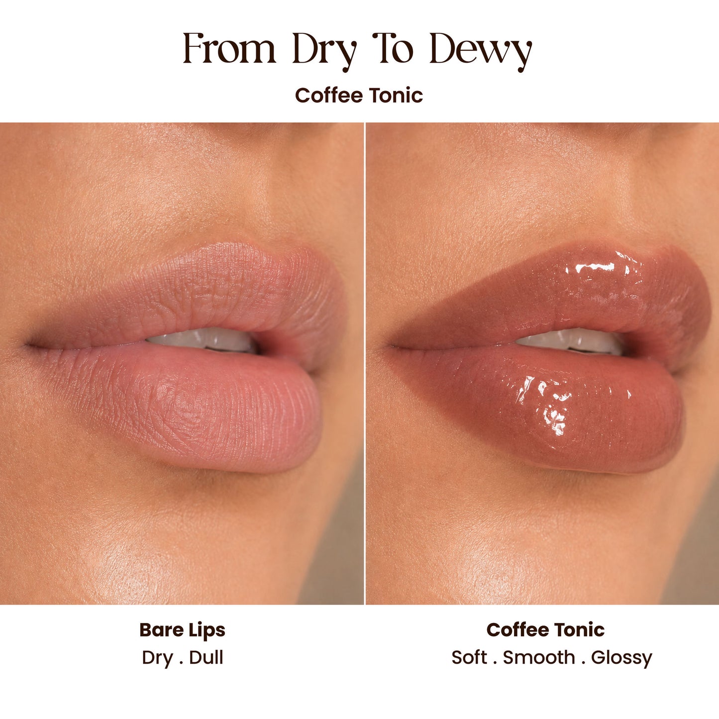 Milagro Beauty Lip Glaze Lip Balm - Coffee Tonic