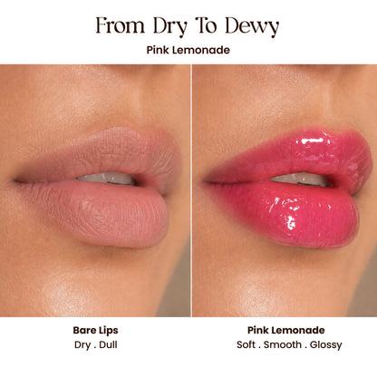 Milagro Beauty Lip Glaze Lip Balm - Pink Lemonade