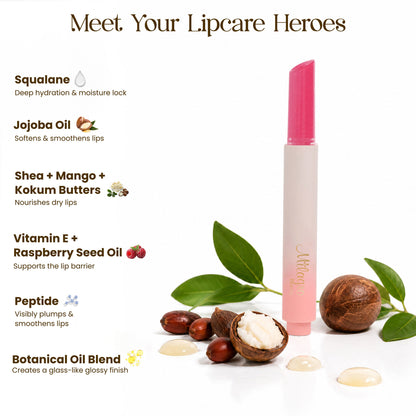 Milagro Beauty Lip Glaze Lip Balm - Pink Lemonade
