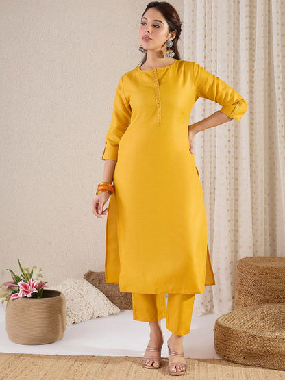 Indyancart IE Straight Kurta With Trouser & Dupatta