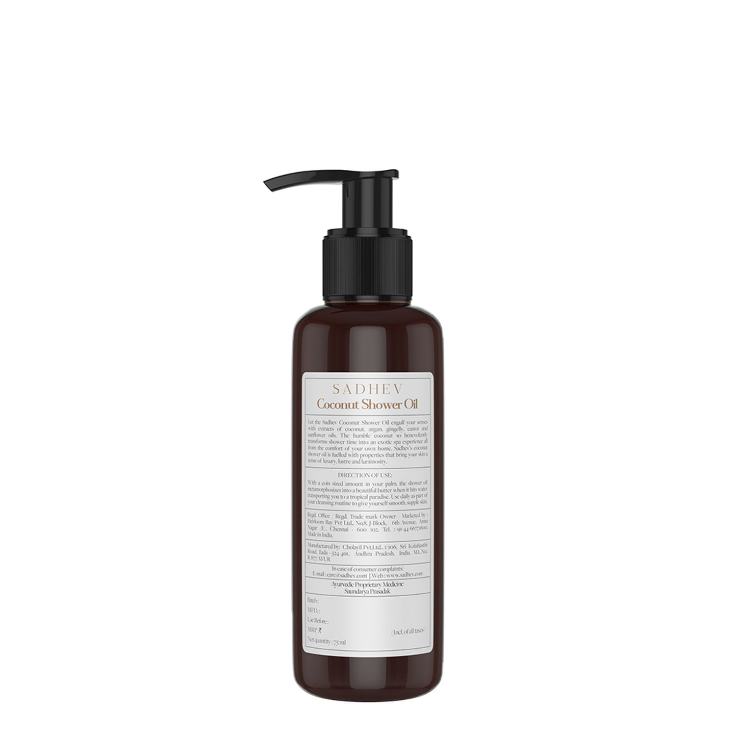 SADHEV Coconut Shower Oil