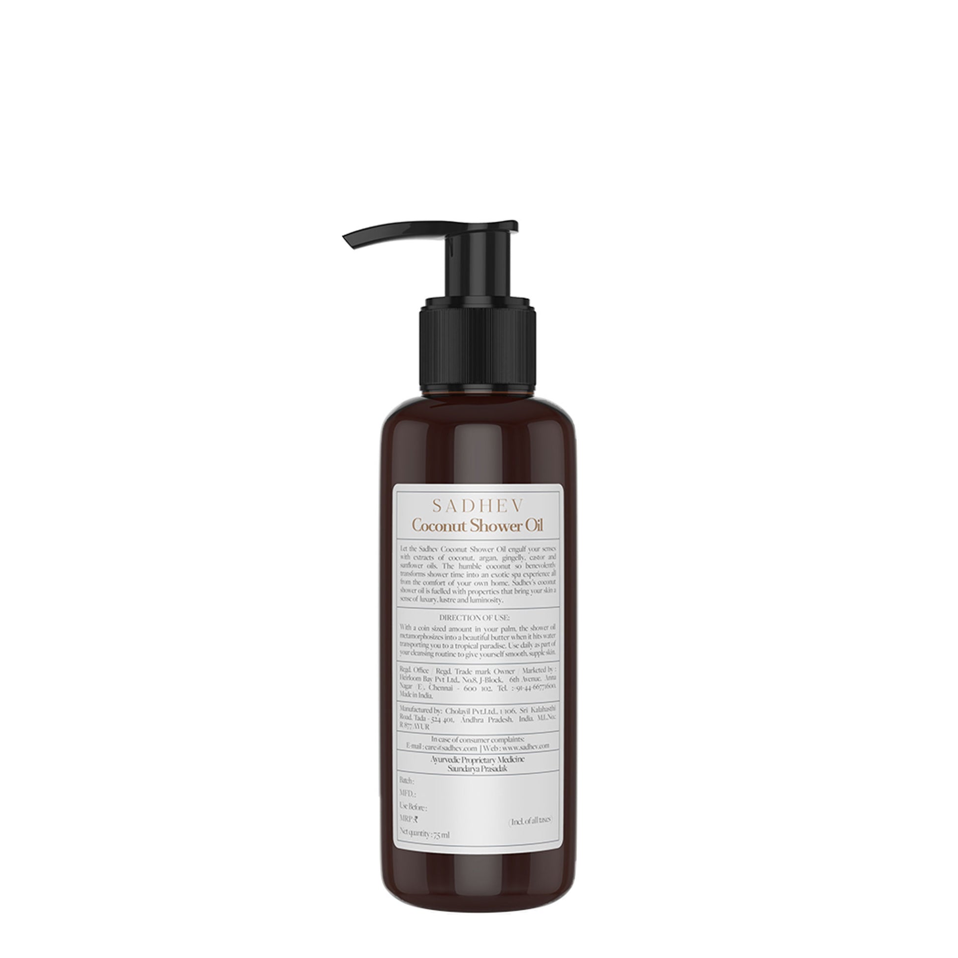SADHEV Coconut Shower Oil