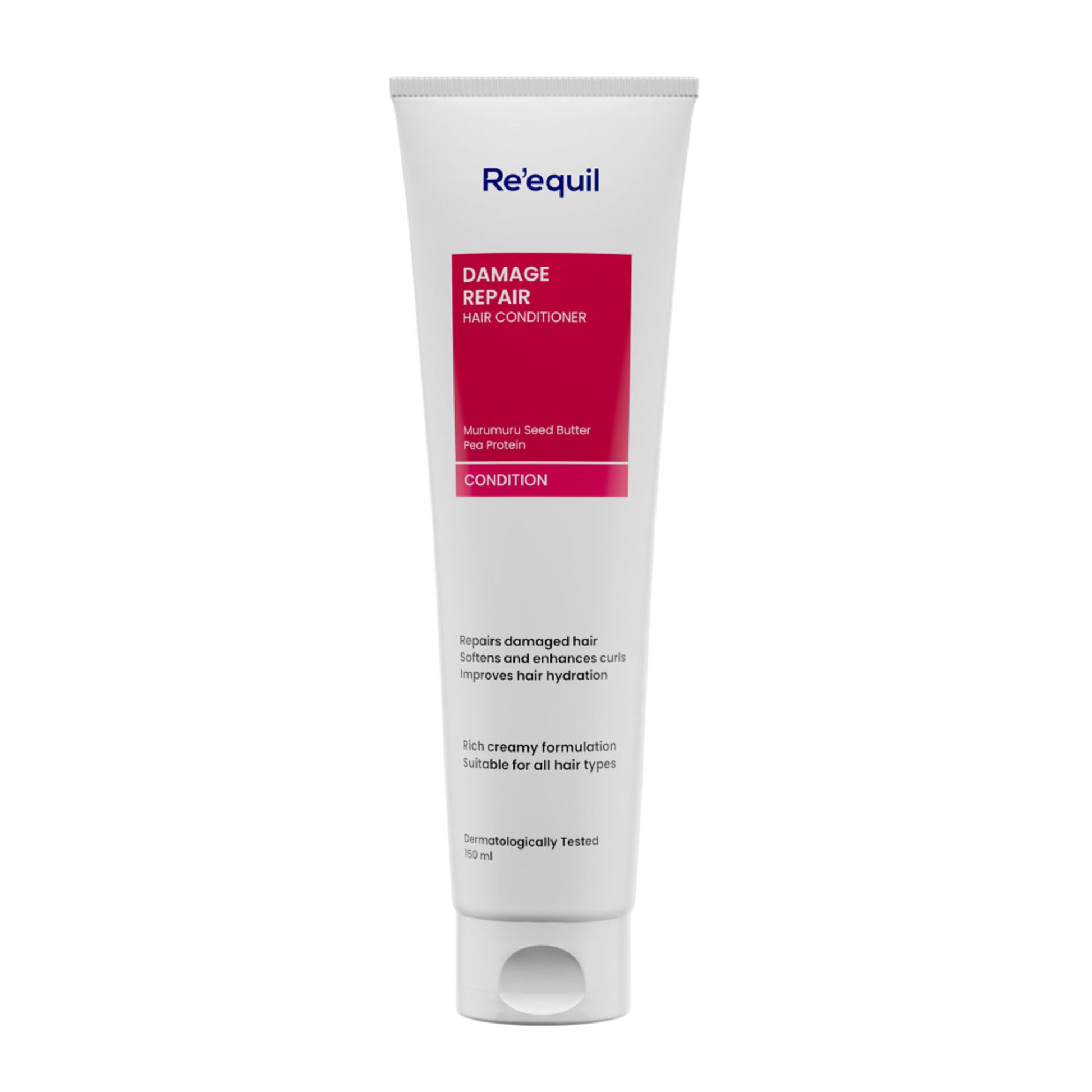 Reequil Damage Repair Conditioner With Murumuru, Seed Butter Pea Protein & Silicone Free