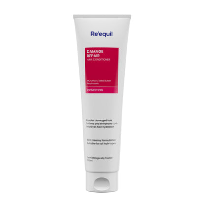Reequil Damage Repair Conditioner With Murumuru, Seed Butter Pea Protein & Silicone Free
