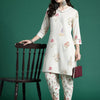 Dhiyona IE Floral Printed Regular Fusion Kurta with Dhoti Pants