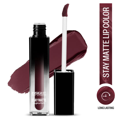 Insight Cosmetics Stay Matte Lipcolor, 12hr Long Lasting &Transferproof - Stay Bold