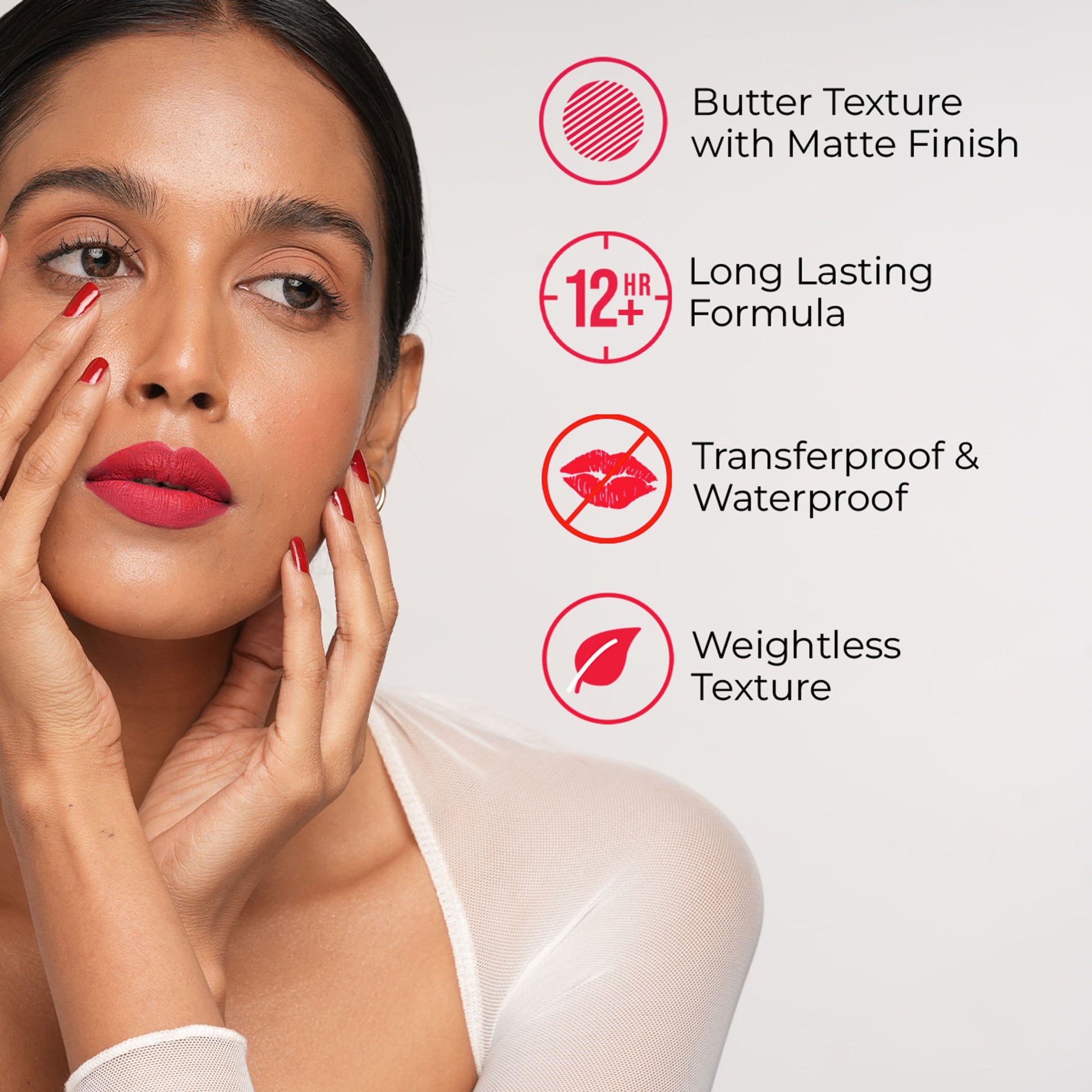 Insight Cosmetics Stay Matte Lipcolor, 12hr Long Lasting &Transferproof - Brave You
