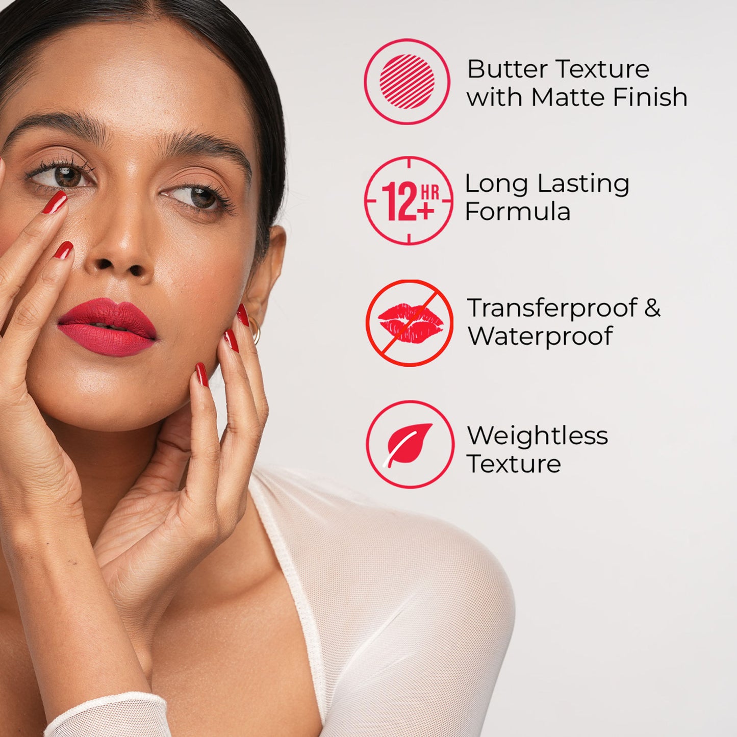 Insight Cosmetics Stay Matte Lipcolor, 12hr Long Lasting &Transferproof - Quietly Confident