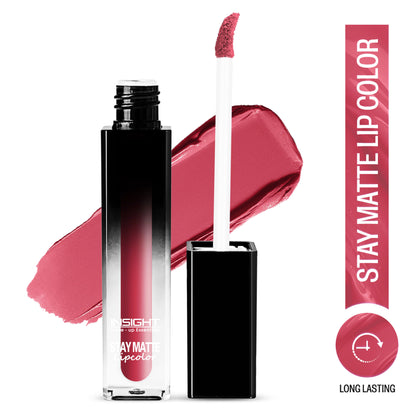 Insight Cosmetics Stay Matte Lipcolor, 12hr Long Lasting &Transferproof - Less Is More