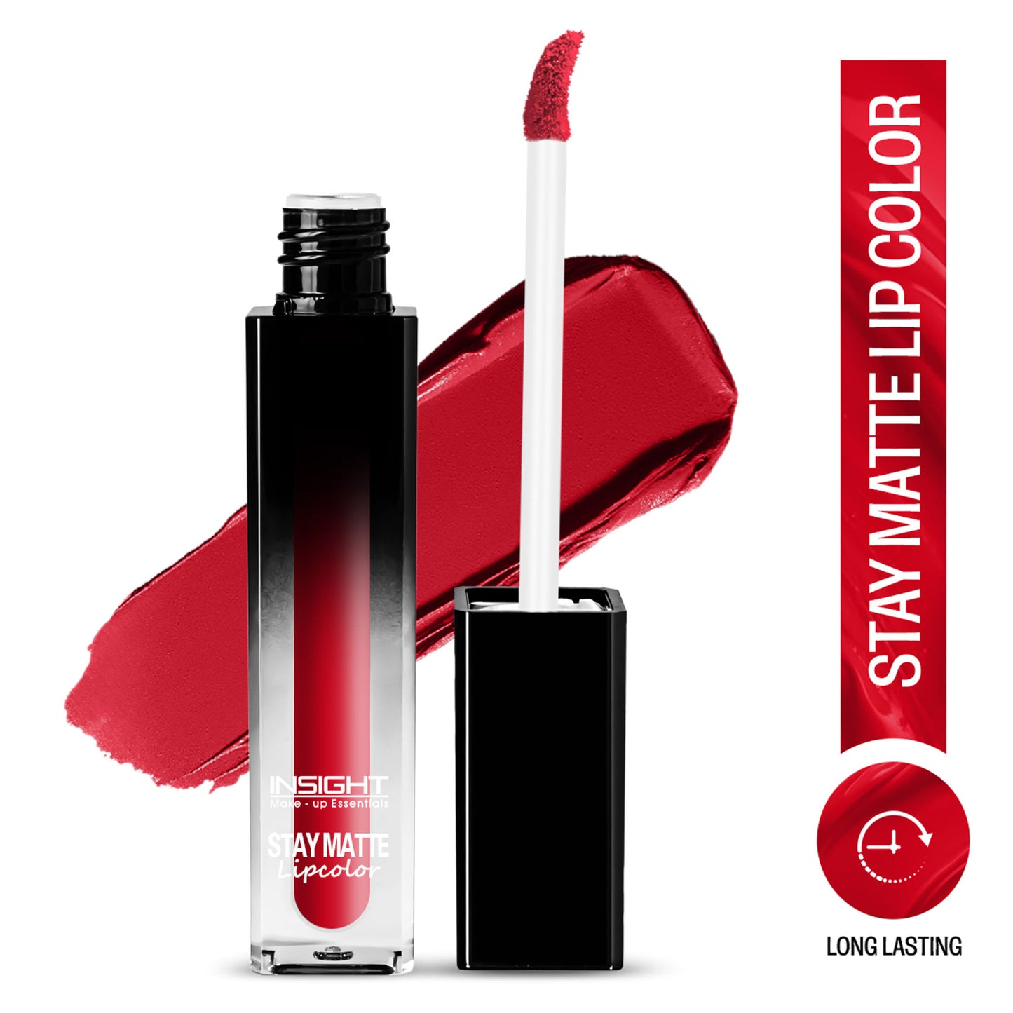 Insight Cosmetics Stay Matte Lipcolor, 12hr Long Lasting &Transferproof - Cheers