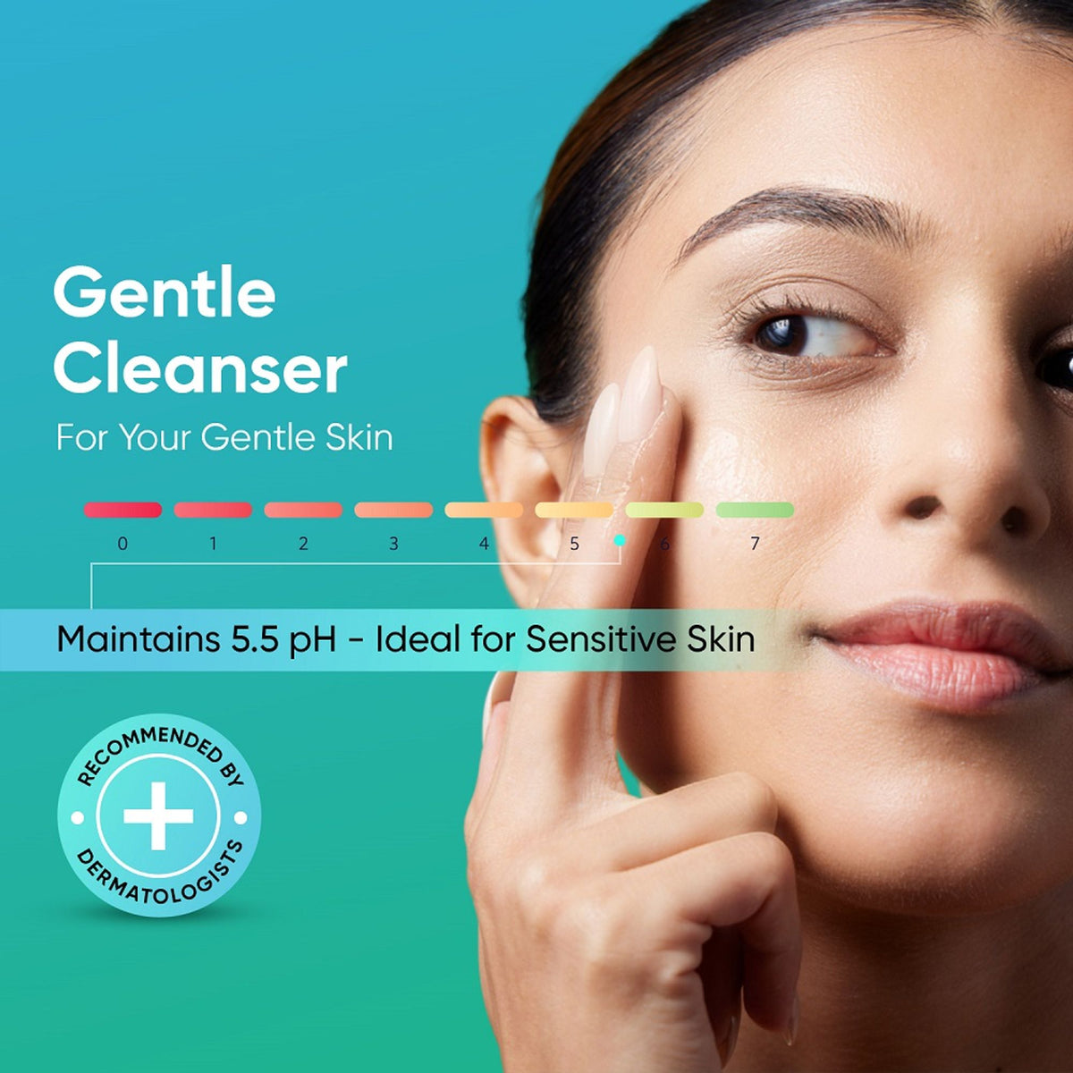 Episoft Cleansing Lotion for sensitive and dry skin, gentle makeup remover and hydrating facial cleanser in a white bottle