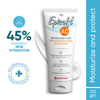 Episoft AC Moisturiser SPF 30 With Microencapsulated Sunscreen