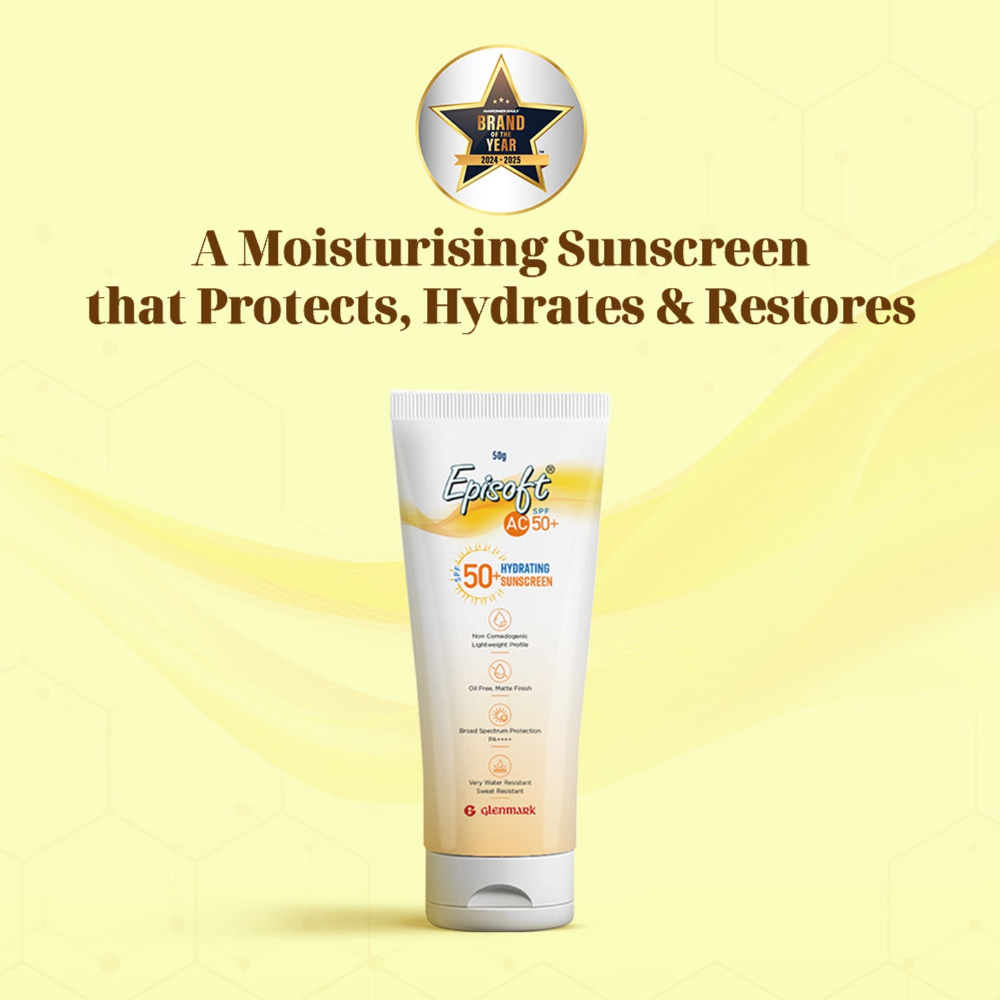 Episoft AC SPF 50+ Hydrating Sunscreen