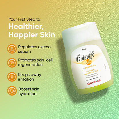 Episoft oily skin cleanser for men and women, daily facewash designed for oily, acne-prone skin, with gentle foaming and refreshing look.