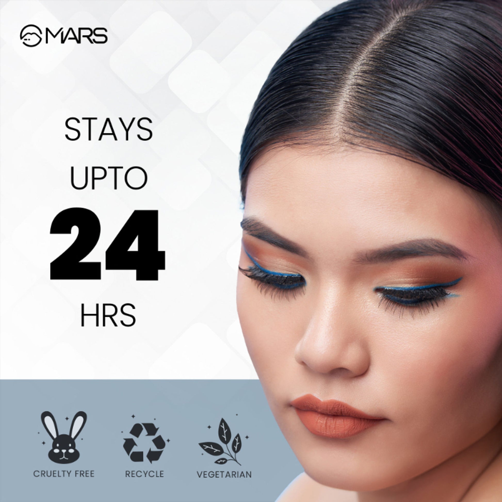 MARS 2-In-1 Hue Gel Eyeliner With 2 Brush Set - 1