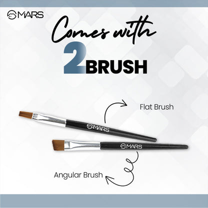 MARS Cosmetics 2-In-1 Hue Gel Eyeliner With 2 Brush Set - 1