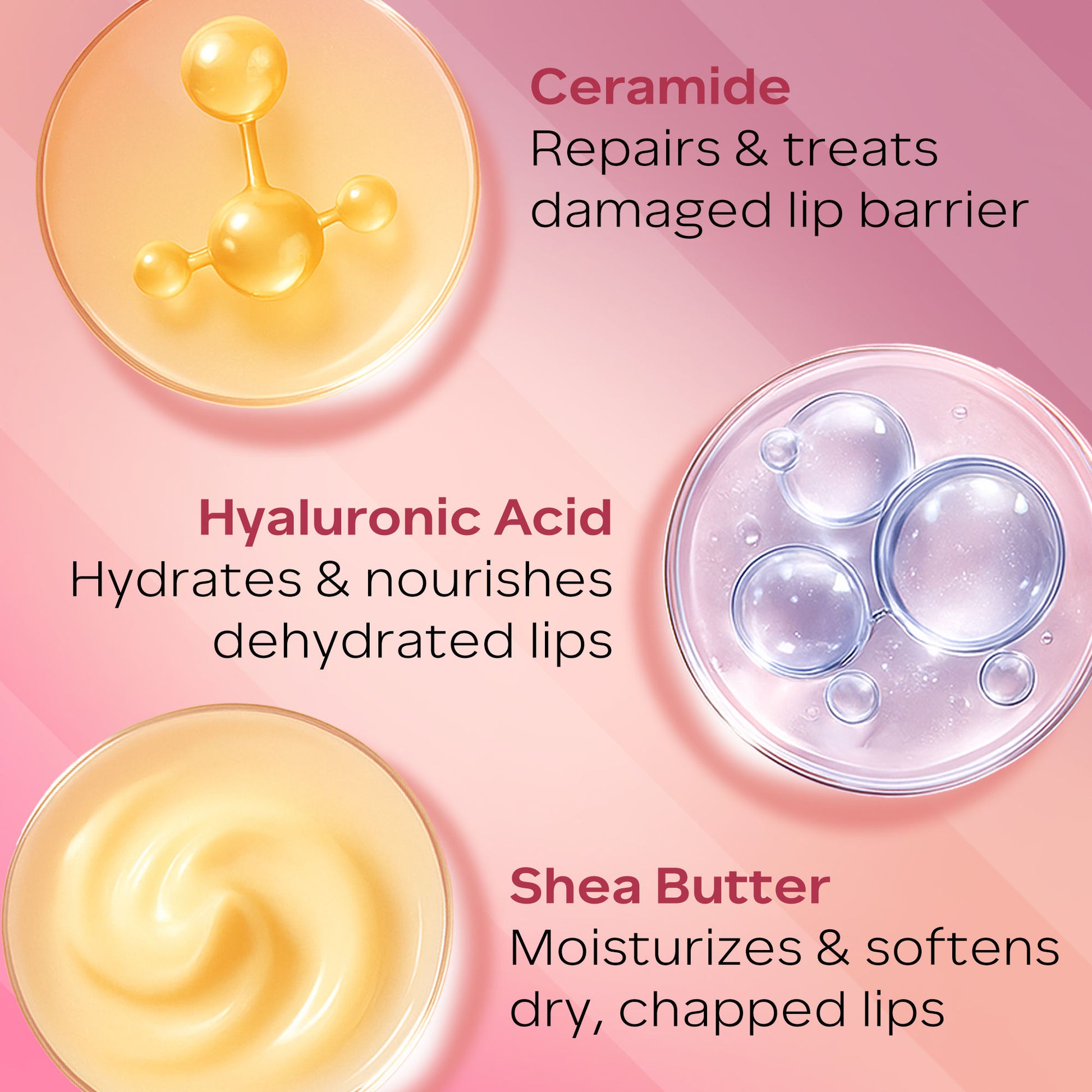 Faces Canada Ceramide Care Lip Balm - Rose Candy 02