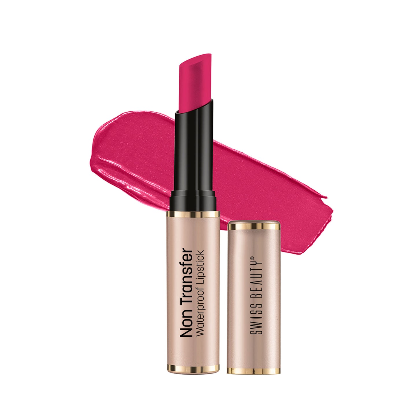 Swiss Beauty Non Transfer Waterproof Lipstick - 402 Loud Pink